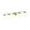 Z-Lite Vaughn Vanity, 5-Light, 7.75 In.W x 40.75 In.L x 9.5 In.H, Luxe Gold/Matte Opal 735-5V-LG - alternate 3